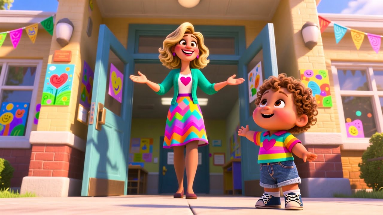 First Day of School | Fun Learning Song for Kids | Cheerful Nursery Rhyme