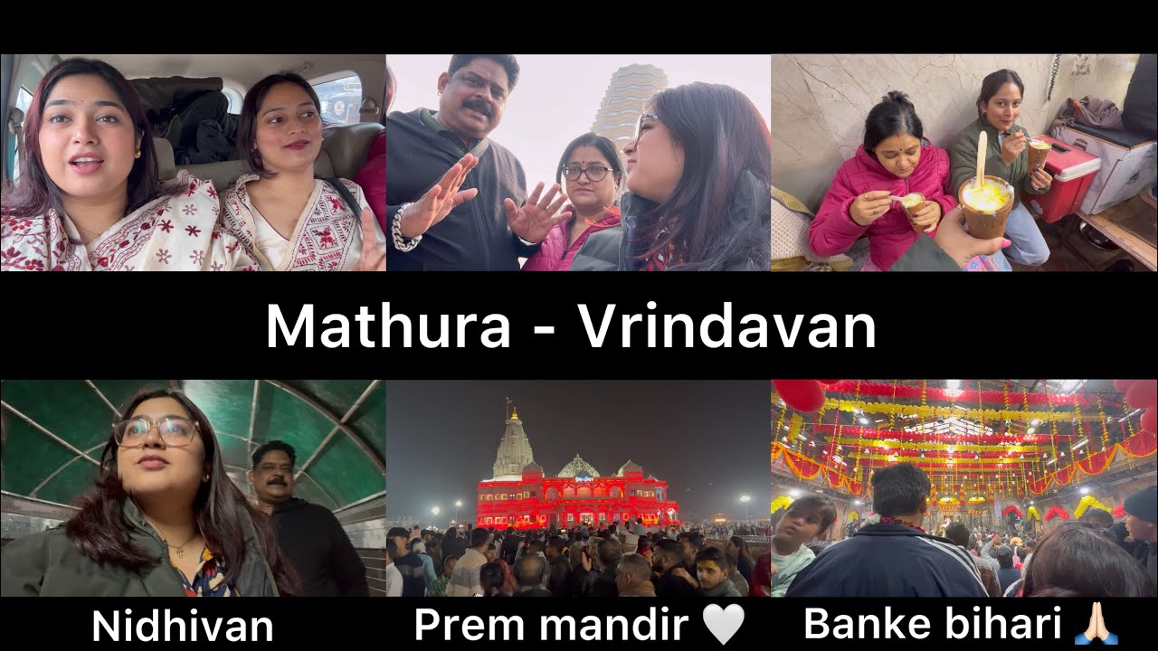 Vrindavan darshan 🙏🏻 || kana satare nidhivan re prabhu aasanti ? || SHEEVLOGS || SHEELOVE 