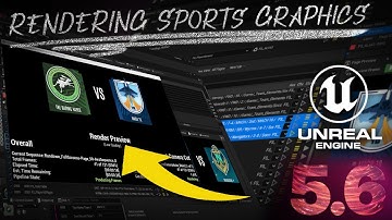 Rendering Sports Motion Graphics from Unreal Engine 5.6