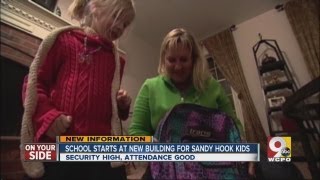 Sandy Hook students return to school