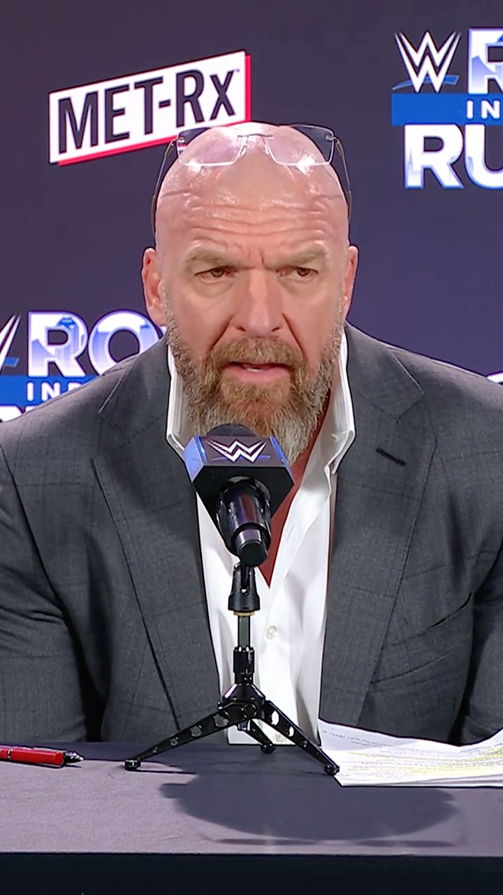We will, Triple H ? #RoyalRumble