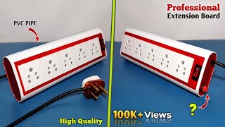 How to Make a Extension Board With PVC Pipe at Home | Professional & High Quality Extension Board