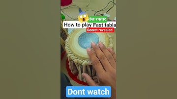 How to play fast tabla l new secret revealed l How to play tabla l #tabla #fast #yt #shortsviral #cg
