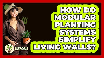 How Do Modular Planting Systems Simplify Living Walls? - The Plant Enthusiast