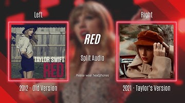 Taylor Swift - Red (Original vs. Taylor