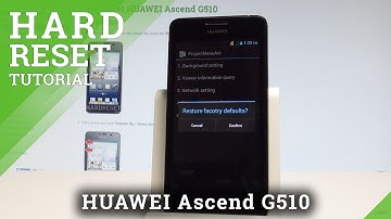 How to Hard Reset HUAWEI Ascend G510 - Wipe Data by Secret Code |HardReset.Info