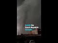 Inside the Czech Republic tornado
