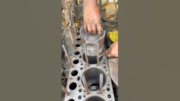 How piston liner gap clearness | piston gap testing | #pistongap #ring #gapclearness #shorts #foryou