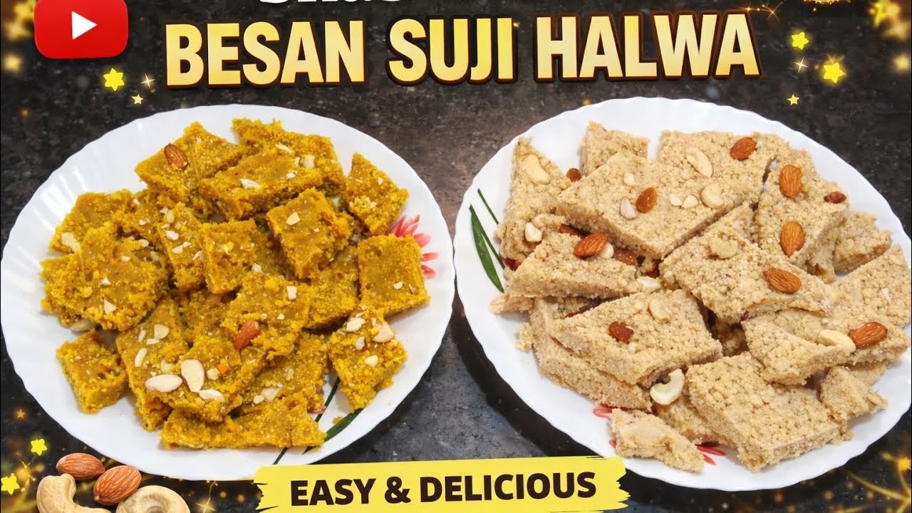 Video45|Special Shab-e-Barat Halwa | Besan Suji ka Perfect Halwa | ekdum simple style & easy style 