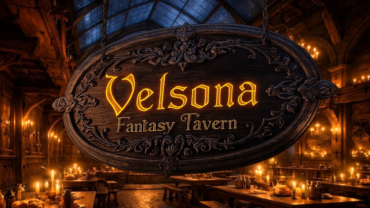 Velsona Fantasy Tavern 🍻 | Medieval Tavern Music for Relaxing, Studying & RPG Ambience