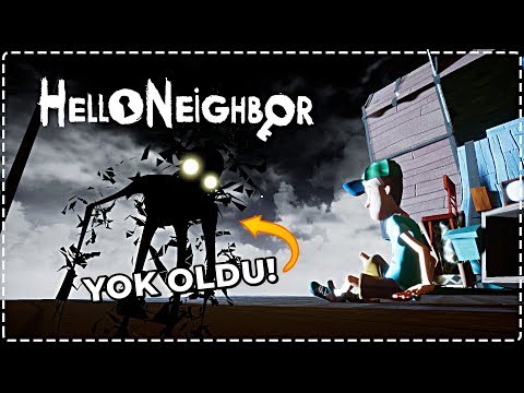 Hello Neighbor | GÖLGE YARATIĞINDAN KURTULDUK! [Türkçe] #143