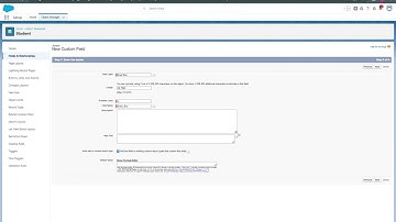 How to create a field with Text area long Data type in Salesforce