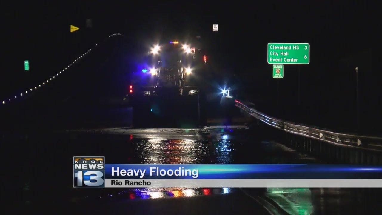 Heavy rains, flooding impact Santa Fe, Albuquerque areas - YouTube