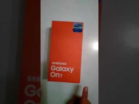 Samsung galaxy on 7 kutu açılımı