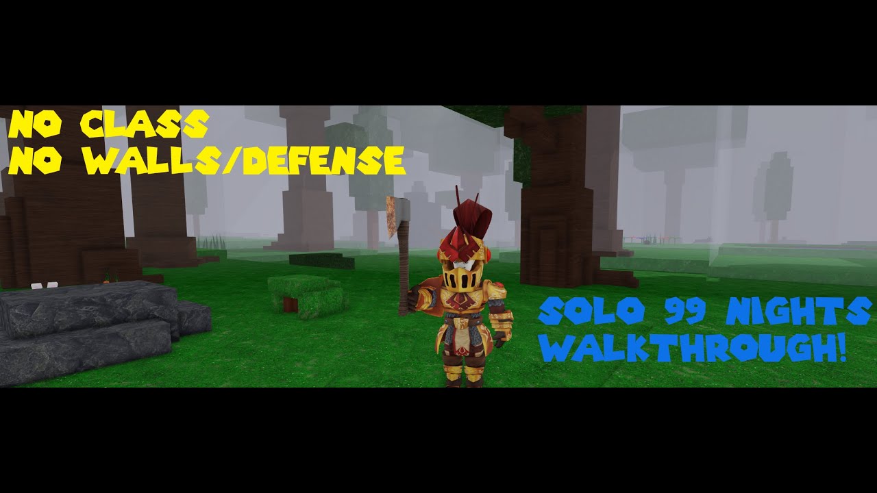 SOLO 99 Nights in the Forest Walkthrough! No Commentary