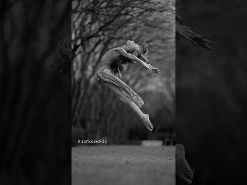 Ballerina In B W Slowmotion Dancephoto 