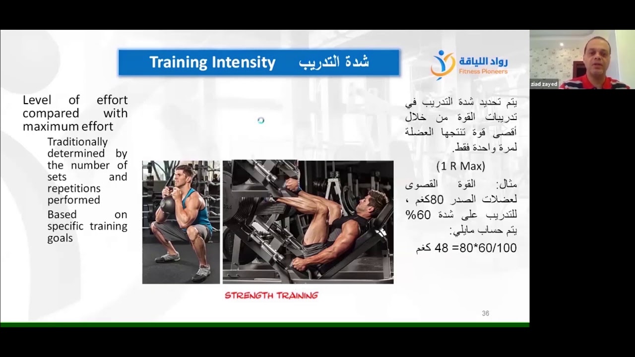 كيف تختار شدة التمرين المناسبة للمتدرب؟