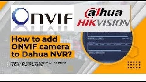 Hikvision Camera ONVIF Setup | How To Add ONVIF Camera To Dahua NVR | TechHub