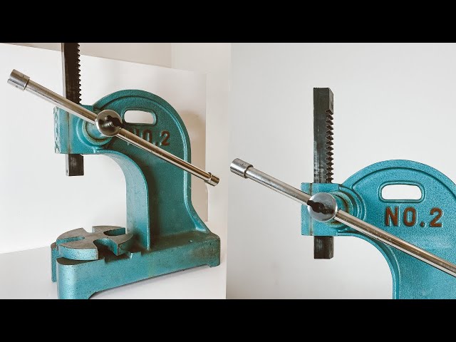 One ton arbor press - Leather Tools 