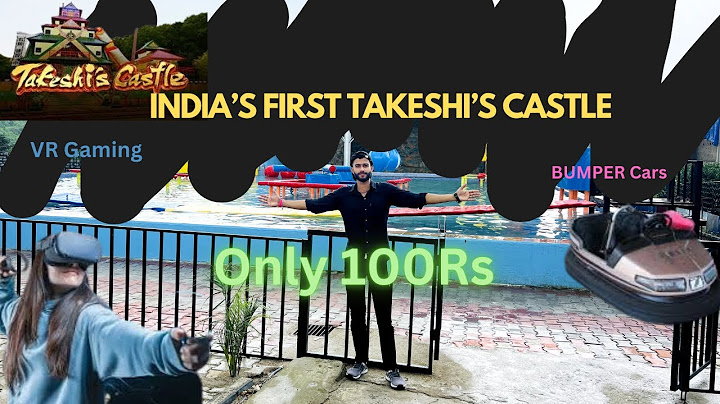 India's first takeshi's castle | wildwadi water park ranchi | New VR gaming zone | Bumper car