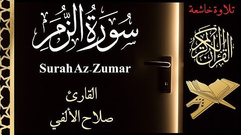 سورة الزمر سورة مبكية للقارئ صلاح الألفي | Surat Az-Zumar - Salah Elalfy