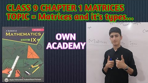 Matrices and it