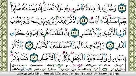 سورة ص بندر بليلة Surah Sadd bandar balilah برواية حفص عن عاصم