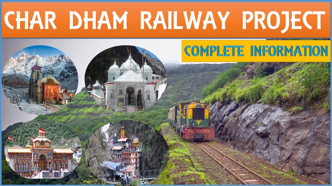 Chardham Railway Project  Char Dham Yatra Railway construction in Uttrakhand  Papa Construction