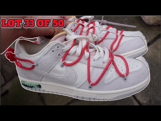 Closer Look: Off-White™ x Nike Dunk Low #33/#50