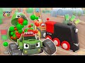 Learn the color names! English word train play nursery rhymes For Kids Tomoncar World