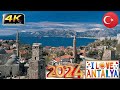 4k i love antalya 2024  city of big lights and beautiful beaches turkey