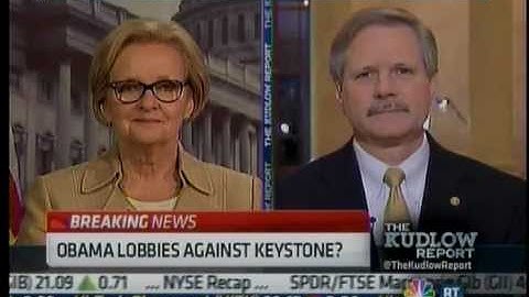Hoeven Talks Keystone Pipeline with Sen. McCaskill on CNBC