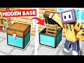 LOGGY MADE A BASE INSIDE DIAMOND BLOCK | MINECRAFT