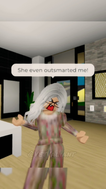 She outsmarted his NANA in Brookhaven 🤔😂 #roblox #brookhaven
