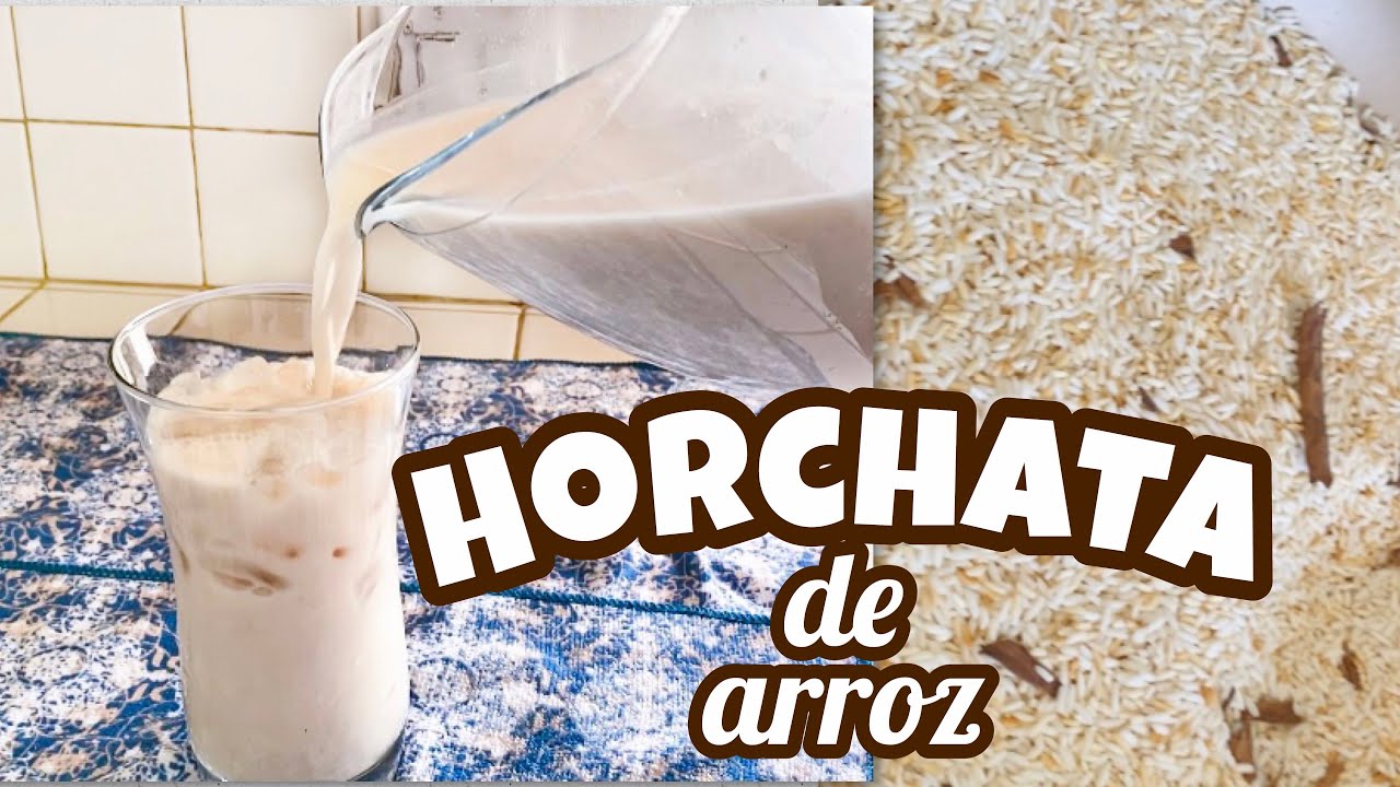 horchata de arroz salvadoreña, horchata de arroz, agua de horchata, horchat...