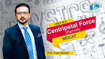 Physics | MDCAT | Lecture # 26b | Unit #4 | "Centripetal Forces PART 4" | by Prof. Fraz Shahid