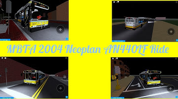 MBTA: 2004 Neoplan AN440LF Ride With MTA Bus Transit Fanner!