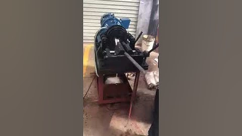 Taper Thread Cutting  machine video