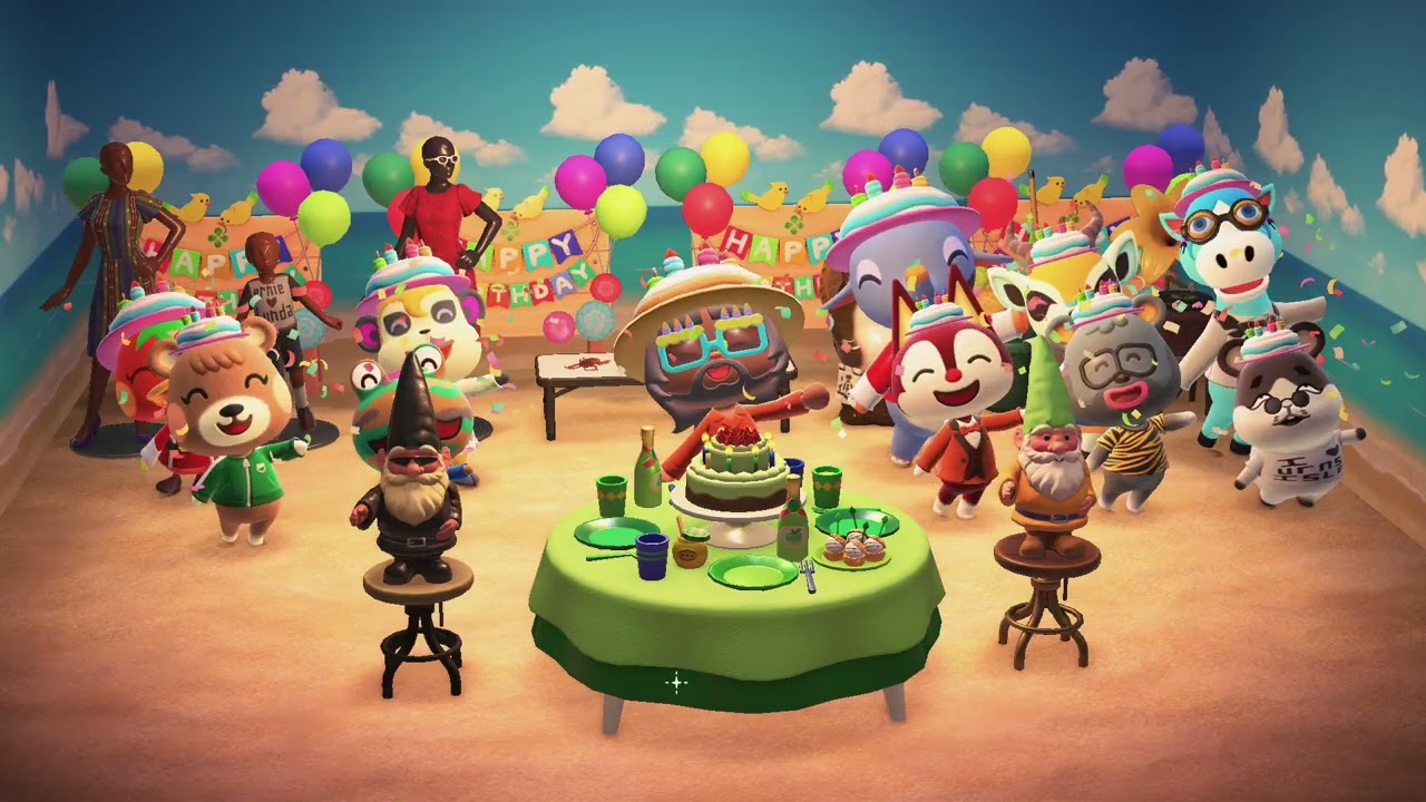 acnh: Happy Birthday Poofy, Urn's Isle.