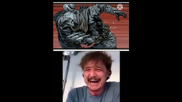 Pedro Pascal crying at CODM comic #shorts