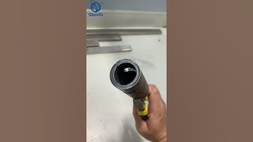 [SteviS Laser] Thick steel round pipe high-speed universal laser cutting machine #lasercutting