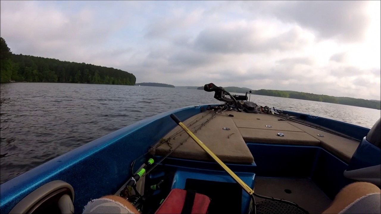 Badin Lake NC bass fishing Top Water