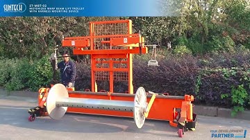 Electric Warp Beam Carrier with Harness Heald Frame Mounting