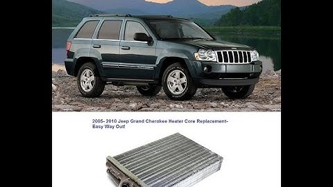 Jeep Grand Cherokee - Heater Core Replacement- Easy way-out!