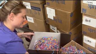 A Whole Room Dedicated to Crinkle Paper?! | Swag Pro Warehouse Tour