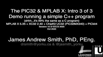 Intro to the PIC32, Part 3 of 3: demo on a PIC32 board (EECS 2021 Class 10)