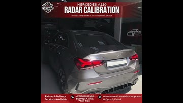 🚗 Mercedes A220 Radar Calibration – Precision You Can Trust!