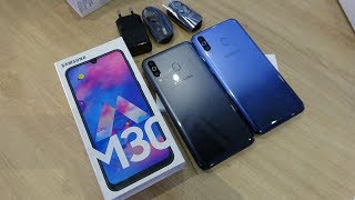 Samsung Galaxy M30 colors unboxing | Camera, fingerprint, face unlock tested