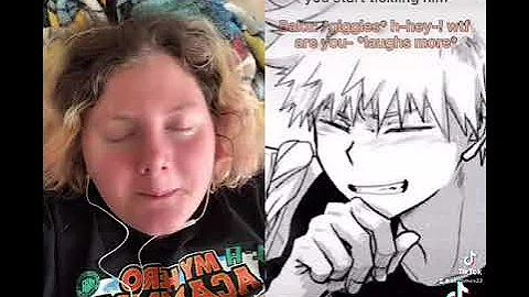 BAKUGO KATSUKI ASMR WEAR HEADPHONES AND CLOSE YOUR EYES