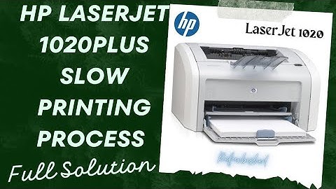 HP LASERJET 1020 PLUS PRINTER SLOW PRINTING PROBLEM SOLUTION IN HINDI || ML COMPUTERS ⚡
